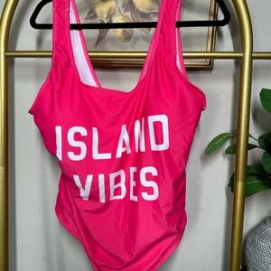 Pink 'Island Vibes' Swimsuit